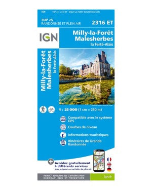 2316ET Milly-la-Forêt, Forêt des 3 Pignons Ouest